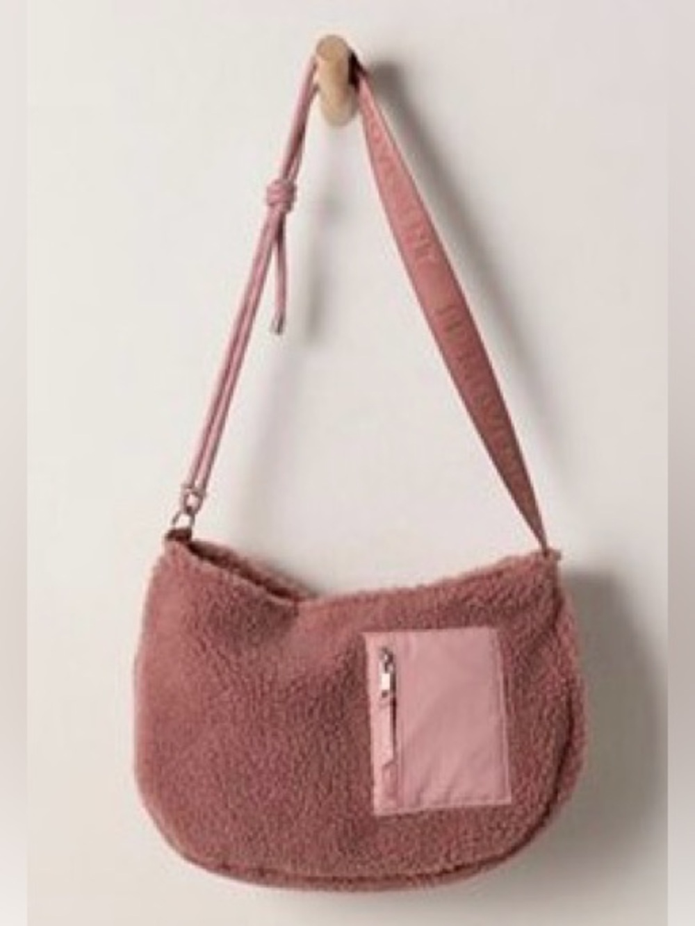 FREE PEOPLE Slopes Sherpa Sling Bag Gem